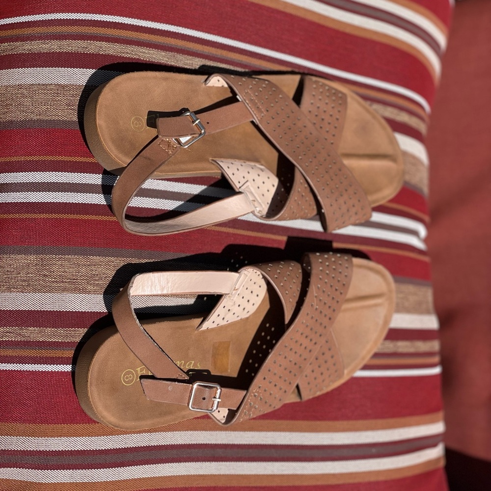 Brown sandals